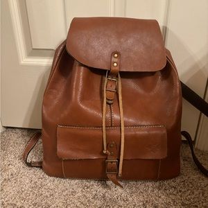 Patricia Nash leather laptop backpack.